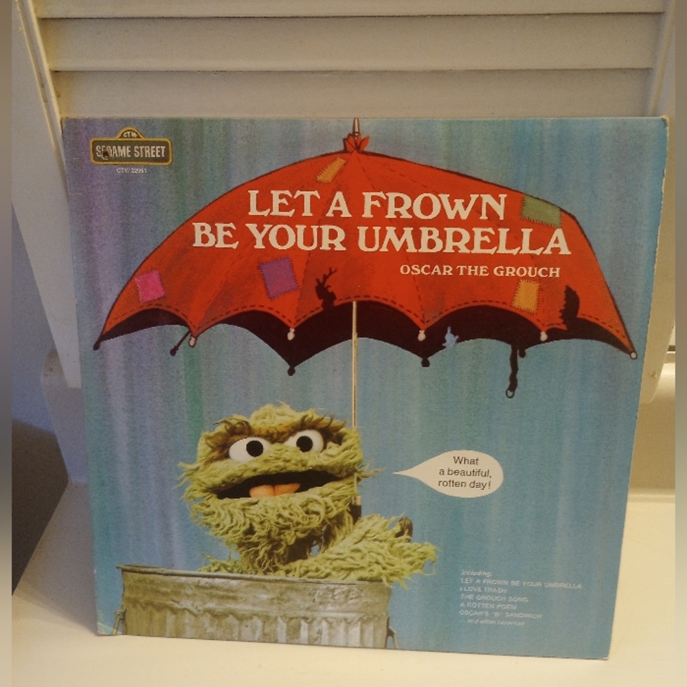 Sesame Street Vintage Let A Frown Be Your Umbrella Record